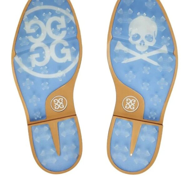 G/FORE Gallivanter Leather Luxe Sole Tuxedo Golf Shoes Snow New in Box $350 - Picture 6 of 6